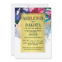 Casamento | Flores De Aquarelas Tropicais