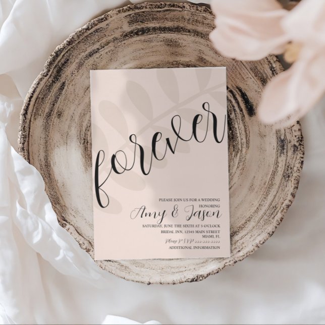 Convite Casamento Forever Leaf (Criador carregado)