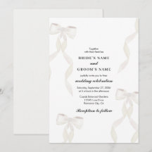 Casamento Formal da Fita Branca