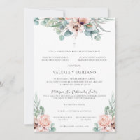 Casamento Formal de Katrina Invitación de Boda Cat
