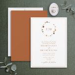 Convite Casamento Formal De Laranja Floral Monograma<br><div class="desc">Você está se preparando para o grande dia? Não se esqueça de começar o seu casamento com este maravilhoso convite para casamentos de torres de laranja queimados. Sua design minimalista, mas elegante, em uma bela matiz laranja queimada permitirá que seu anúncio especial se destaque da multidão. A elegante camada floral...</div>