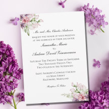 Casamento Formal Floral Roxo Rosa Verde Elegante