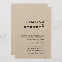 Casamento formal simples da Kraft