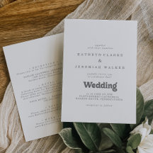 Casamento Formal Simples Frente e Verso