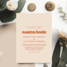 Casamento Formal Simples Terracotta Nuestra Boda