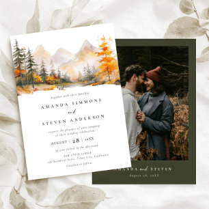 Convite Casamento Fotográfico da Floresta de Pinus da Mont