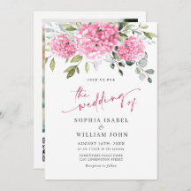 Casamento Fotográfico de Hydrangea Pink de Waterco