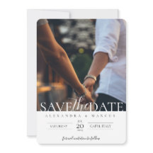 Casamento Fotográfico Elegante Simples Salve A Dat