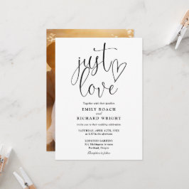 Convite Casamento Fotográfico Preto E Branco