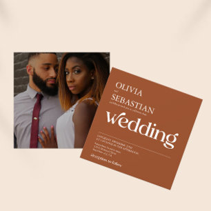 Convite Casamento FotoTerracotta na Praça da Tipografia Mo