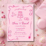 Convite Casamento Francês Com Desenho Vintage, De Mão Rosa<br><div class="desc">Ponha o tom para uma celebração de eterno com este Convite de Casamento Whimsical Francês Vintage, Desenhado à Mão. Apresentando ilustrações florais artísticas e intrincadas e uma fonte romântica inspirada na safra, esta design exumenta elegância e charme. Seus elementos balísticos se combinam perfeitamente com a estética rural francesa, criando um...</div>