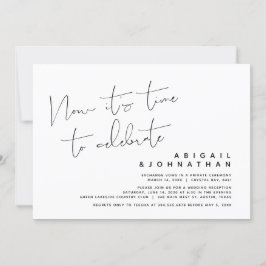 Convite Casamento Fuga, Agora é hora de celebrar