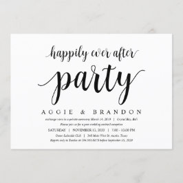 Convite Casamento Fuga Moderna Rústica Bonita Letra Preta