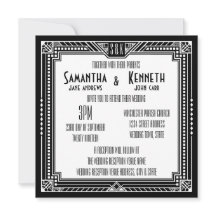 Casamento Geométrico com Gatsby de Excelente Preto