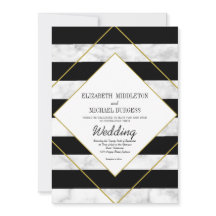 Casamento Geométrico Dourado do Mármaco Negro Eleg