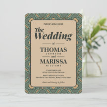 Casamento Geométrico em Verde Salvia e Dourado Vin