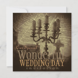 Convite Casamento Ghear Web Vintage Romance Gothic