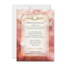 Casamento Glitter Bokeh Sparkle Dourado Elegante B