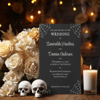 Casamento Gótico Branco e Negro