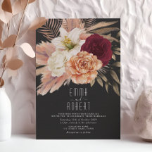 Casamento Gótico Burgundy e Preto