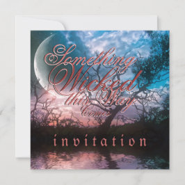 Convite Casamento Gótico de Dreamy Halloween