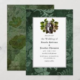 Convite Casamento Gótico Witchwood