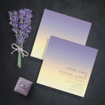 Convite Casamento Gradiente de Humor Indigo Sunset ID741<br><div class="desc">O pano de fundo de todas as peças neste conjunto minimalista de casamento é um gradiente de cores de índigo através do pêssego e amarelo pálido. O convite de casamento mostrado aqui apresenta um layout moderno e elegante e fonte de sans serif contemporânea para acrescentar ao seu apelo. Adicione facilmente...</div>