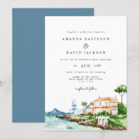 Casamento Grego de Verão de Praia Moderna