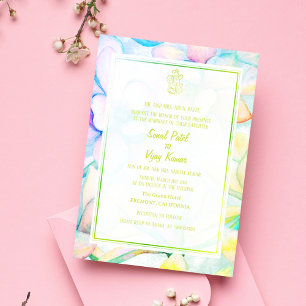 Convite Casamento Hindu de Ganesha