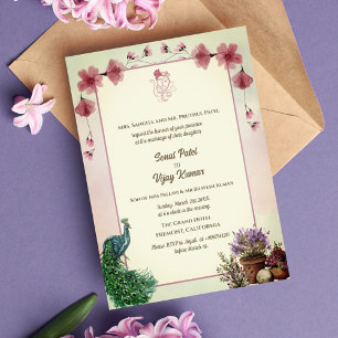 Convite Casamento Hindu de Ganesha