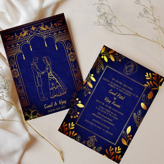 Convite Casamento Hindu de Ganesha (Criador carregado)