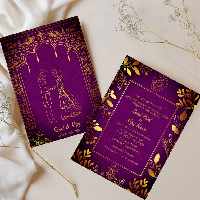 Convite Casamento Hindu de Ganesha (Criador carregado)