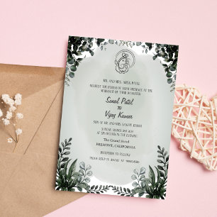 Convite Casamento Hindu de Ganesha