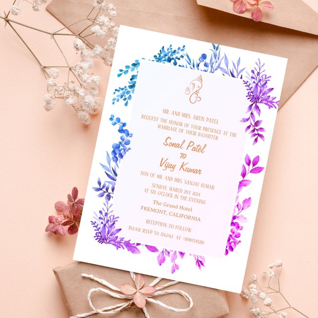 Convite Casamento Hindu de Ganesha (Criador carregado)