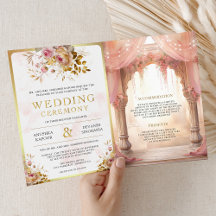 Casamento Hindu do Mandap Indiano Floral Dreamy Pi