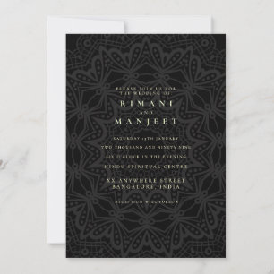 Convite Casamento Hindu Indiano na Índia