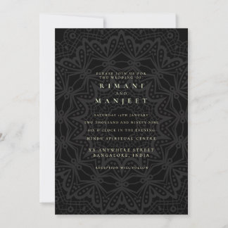 Convite Casamento Hindu Indiano na Índia