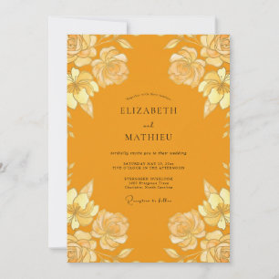 Convite Casamento Honey Rose