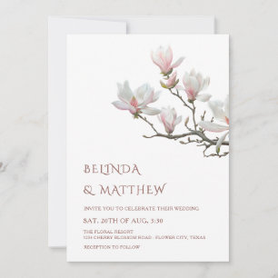Convite Casamento Informal Magnólia Arte Refinada