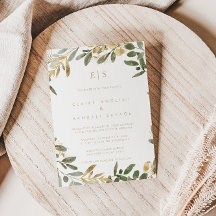 Casamento inicial do Sobrenome de queda verde Dour