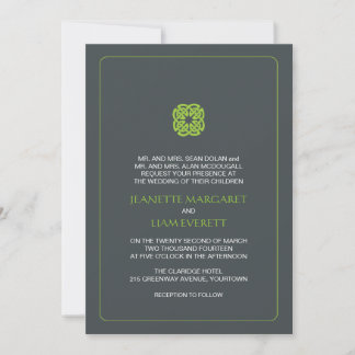 Convite Casamento Inspirado Celta Moderno