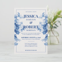 Casamento Inspirado por Chinoiserie Floral Blue Vi