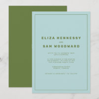 Casamento inspirado por Wes Anderson Azul e Verde
