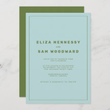 Casamento inspirado por Wes Anderson Azul e Verde