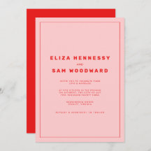 Casamento inspirado por Wes Anderson, vermelho-cla