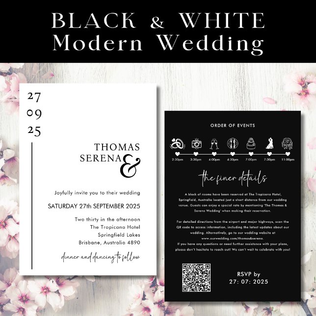 Convite Casamento Itinerário da Linha Temporária do Código (Criador carregado)