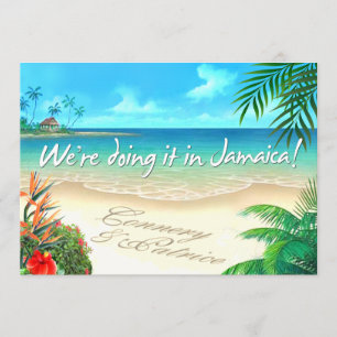 Convite Casamento Jamaicano na Praia Exótica PR recebe nom