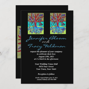 Convite Casamento - Judeu e Iídiche - LGBTQ