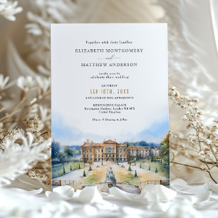 Convite Casamento Kensington Palace Gardens Londres Reino