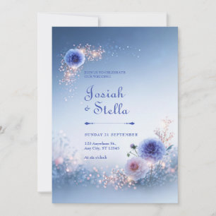 Convite Casamento Lavanda Dahlia Blush